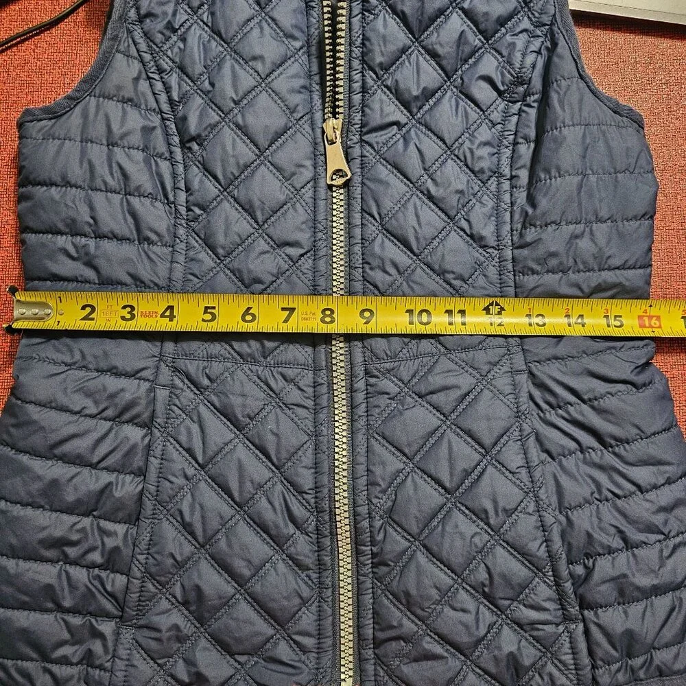 Marc‎ New York Quilted Navy Blue Puffer Vest Sz XS Full Zip Outerwear Gorpcore